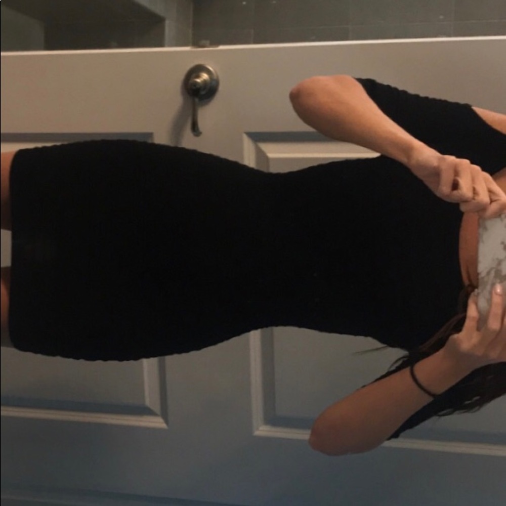 Bebe xs/s dress key hole shoulder